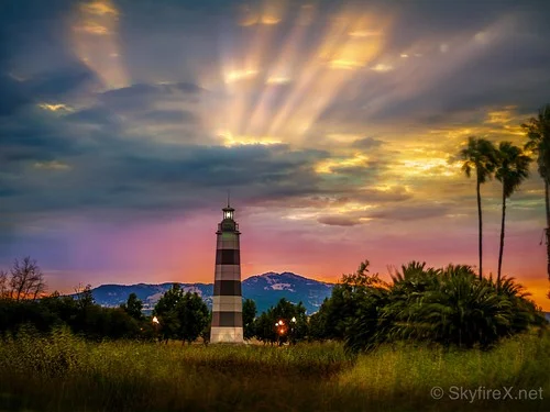 Fires of Heaven - A Stormy Sunset