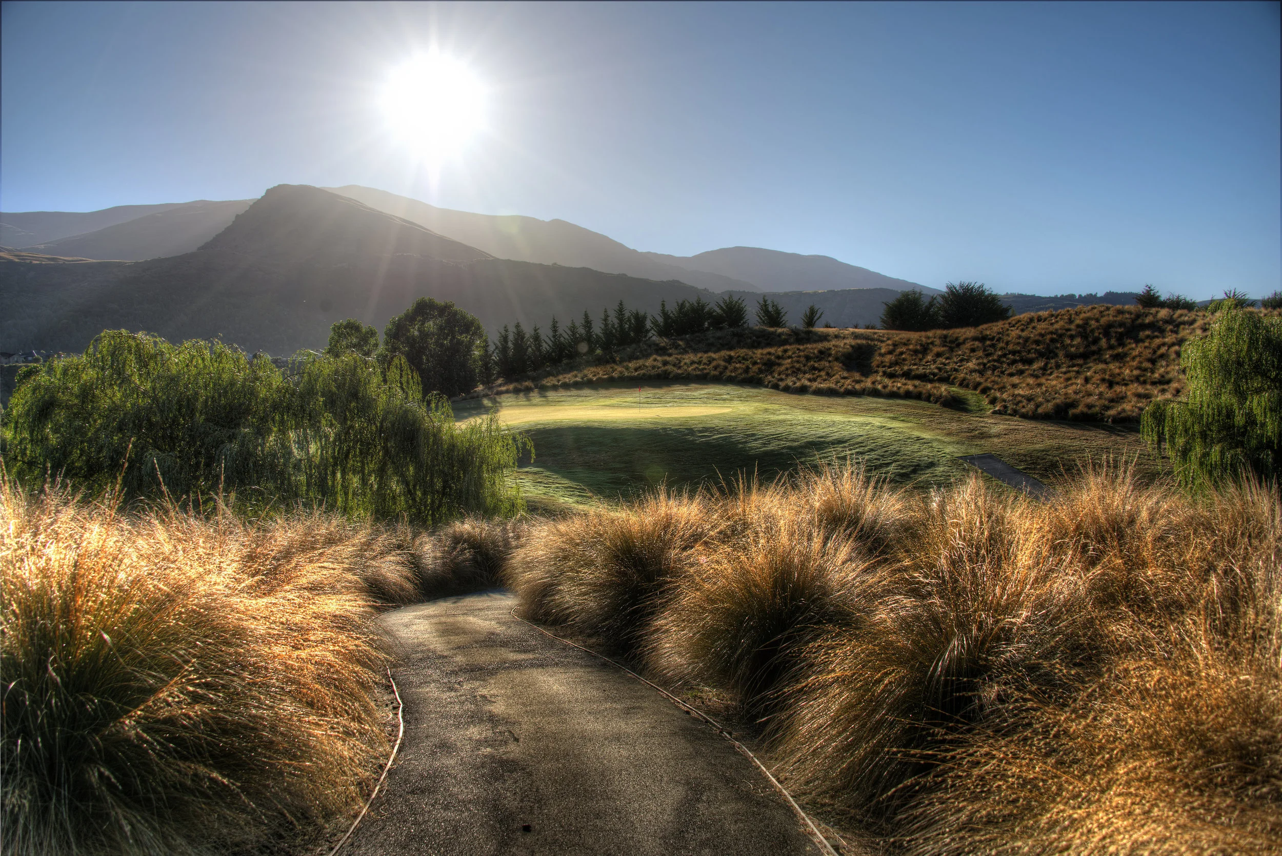 A Path to the Sun. The Hills, Queenstown