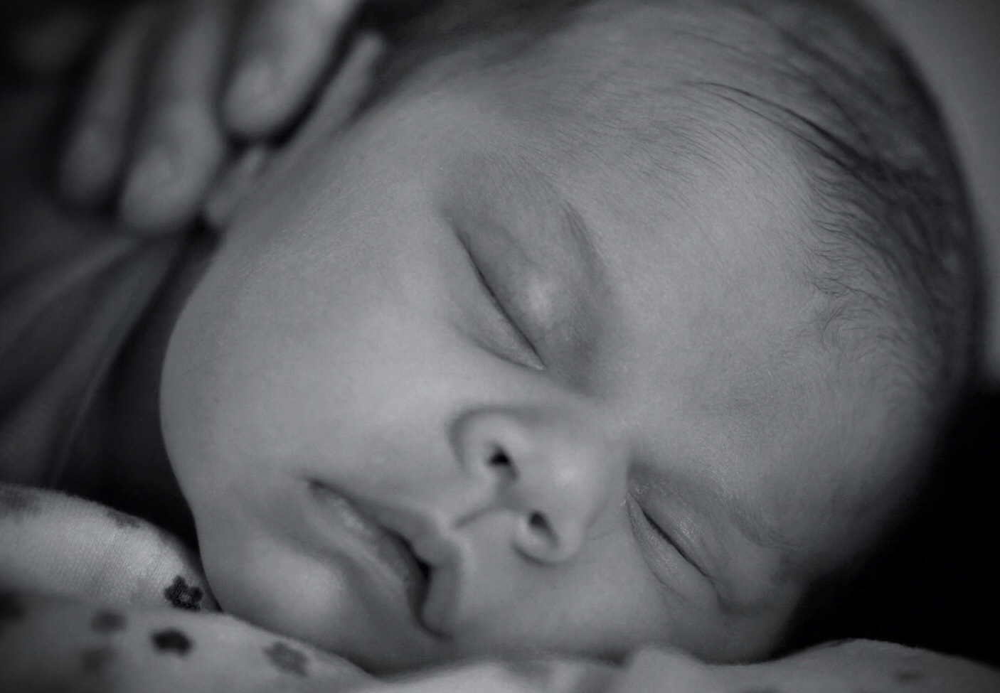 Baby niece asleep