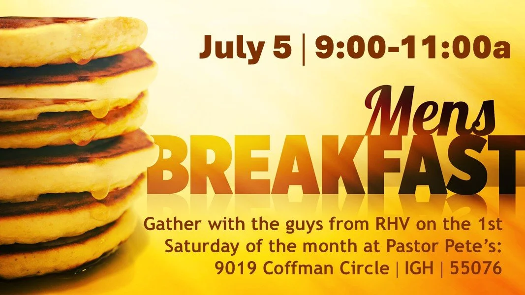 Monthly Men's Breakfast