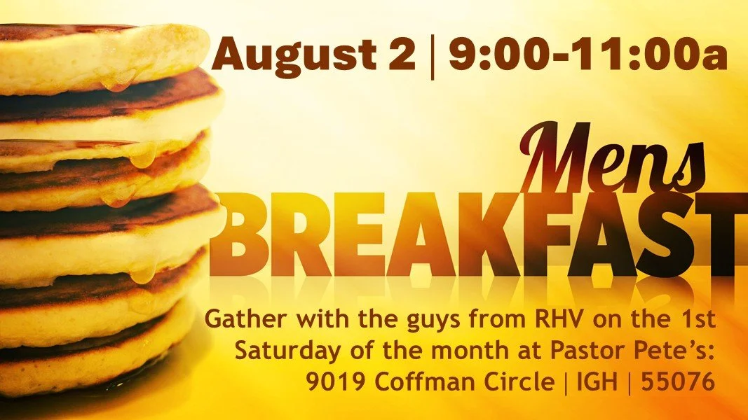 Monthly Men's Breakfast