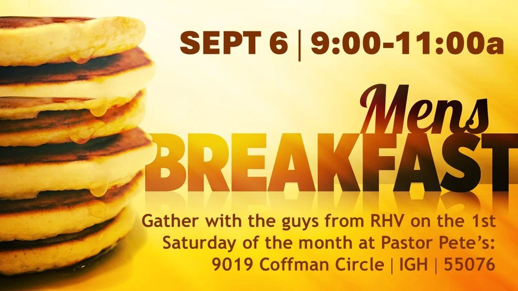 Monthly Men's Breakfast