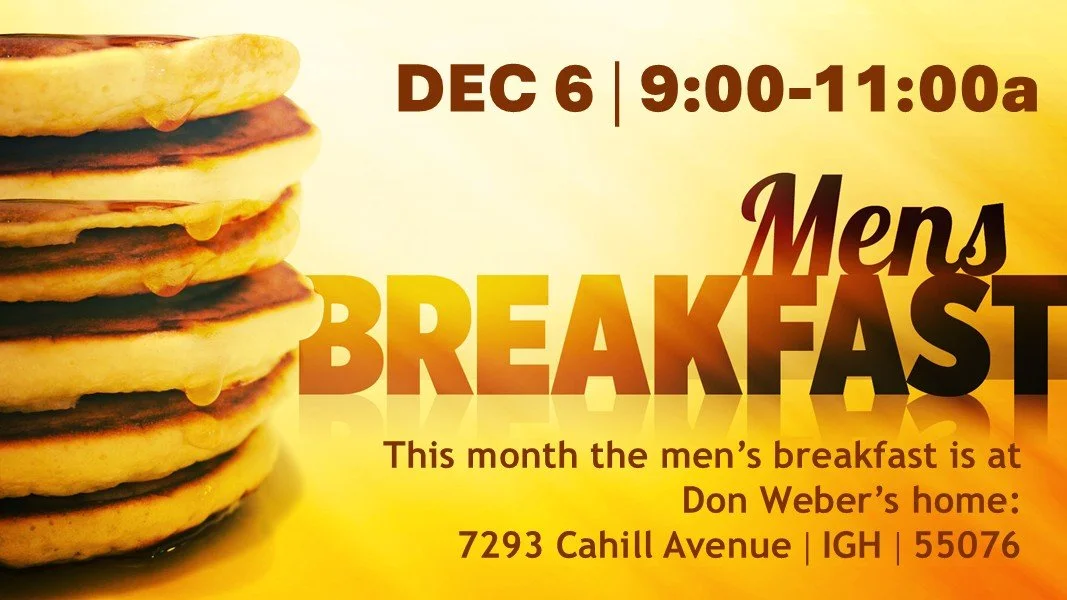 Monthly Men's Breakfast
