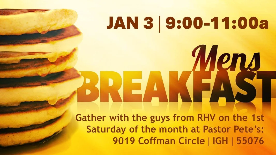 Monthly Men's Breakfast