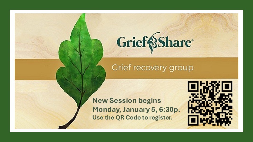 Grief Share - New Session Begins January 5