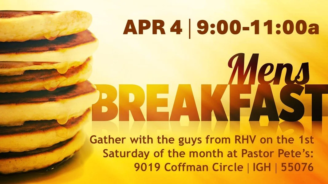 Monthly Men's Breakfast