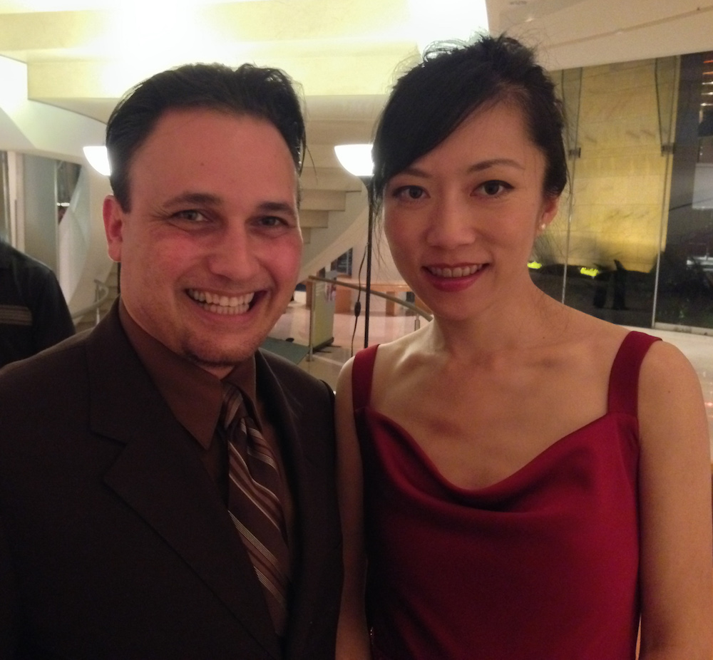 With Xuefei Yang at Renee & Henry Segerstrom Concert Hall, Oct 25, 2013