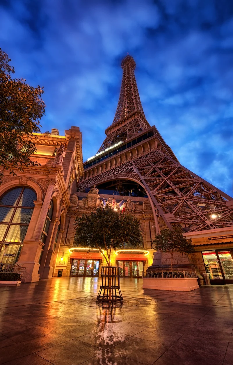 A slightly different look at the Eiffel Tower.