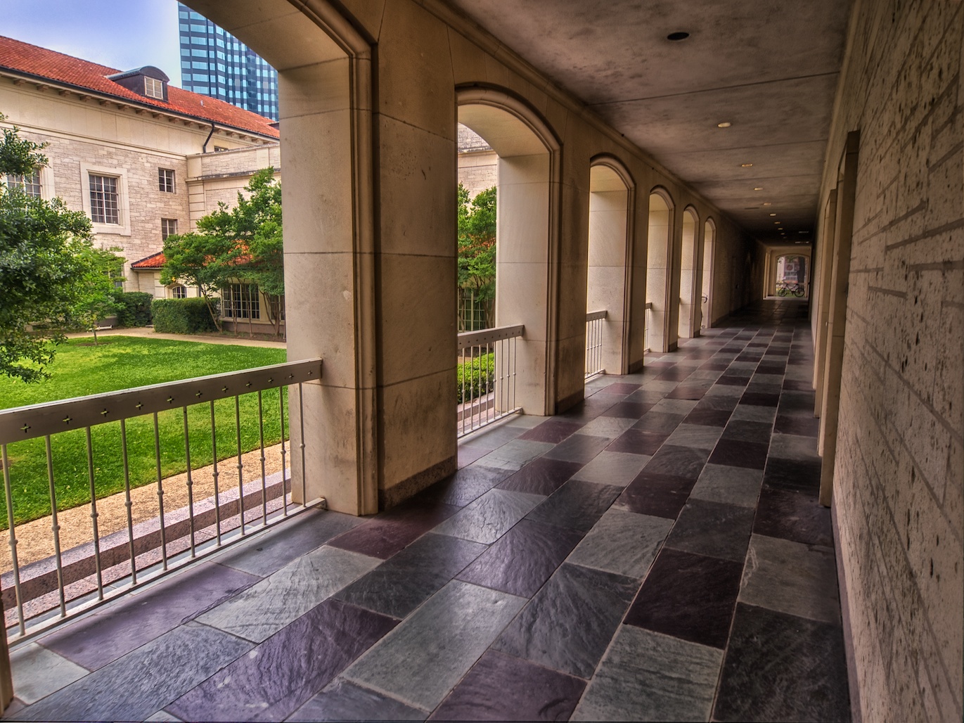 Hallways always have great lines, and are wonderful for HDR, in my opinion.