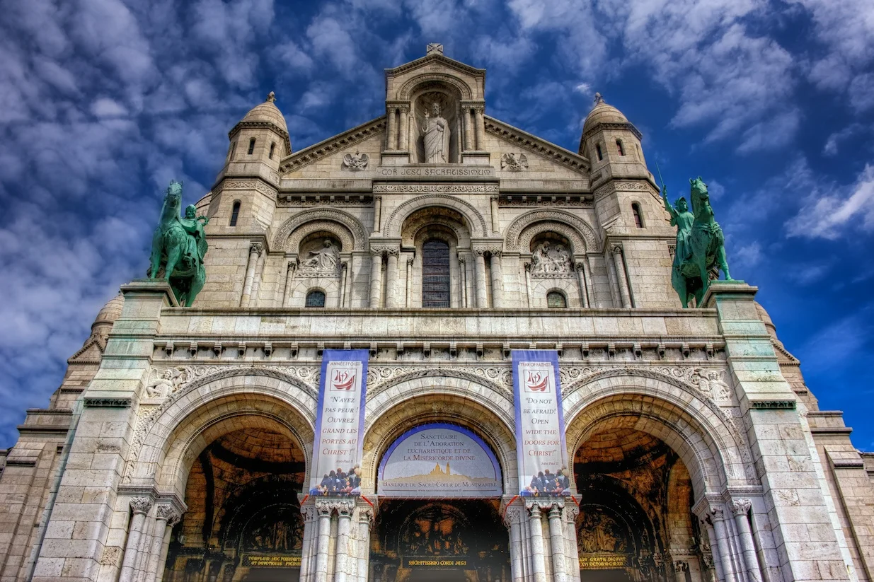 This one has been shared here before. &nbsp;It's an HDR photo of the facade of Sacre Coeur.