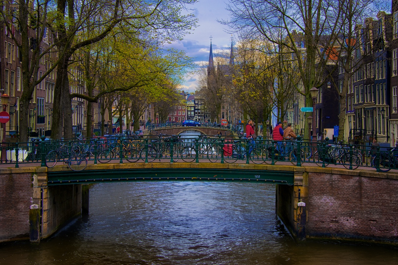 One of the millions of little bridges crossing over a canal.