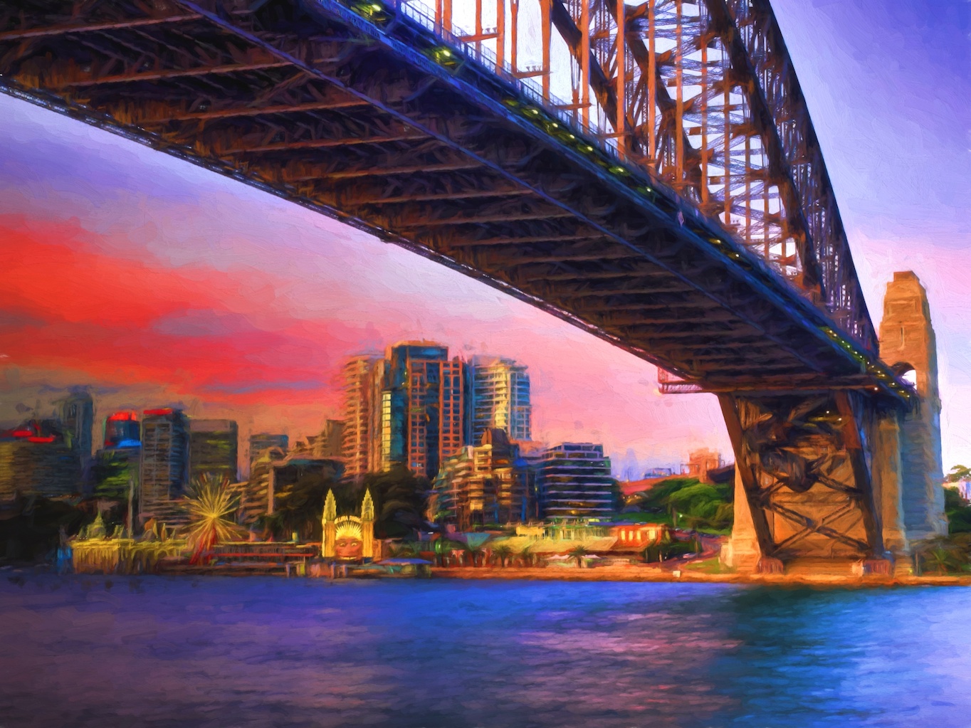 I turned this into a painting using Topaz Impression.