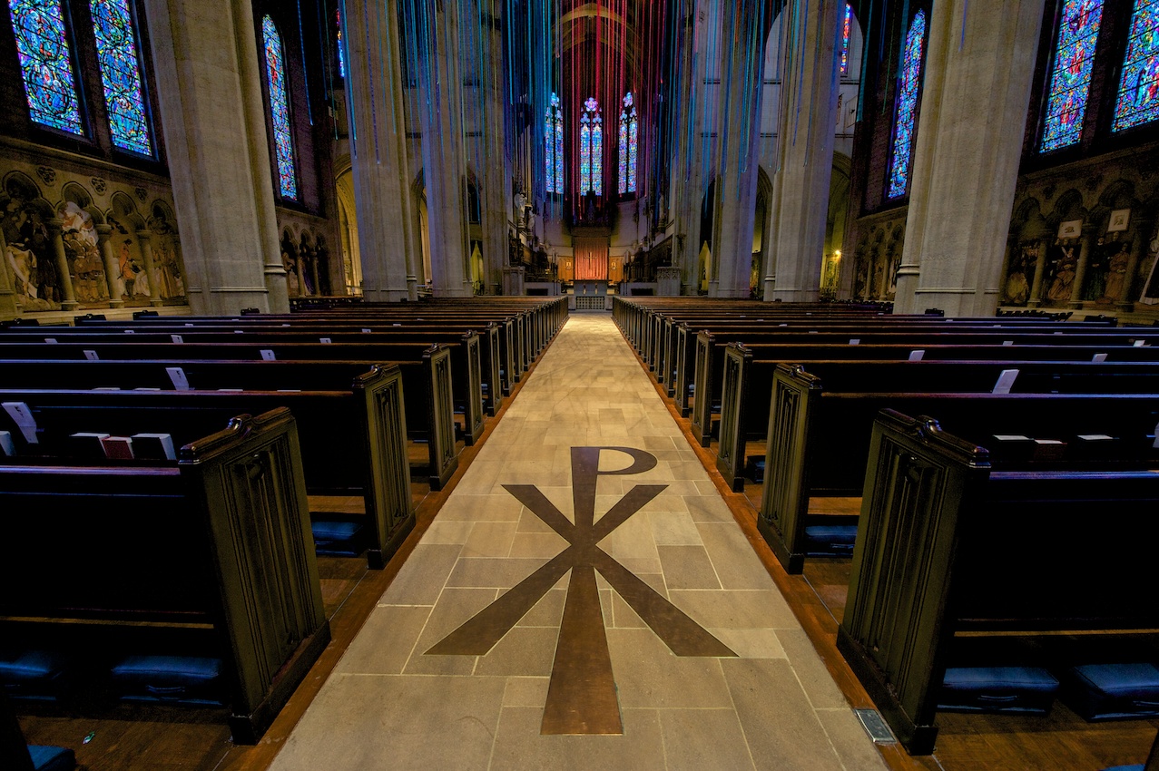 A slightly different version of the center aisle shot