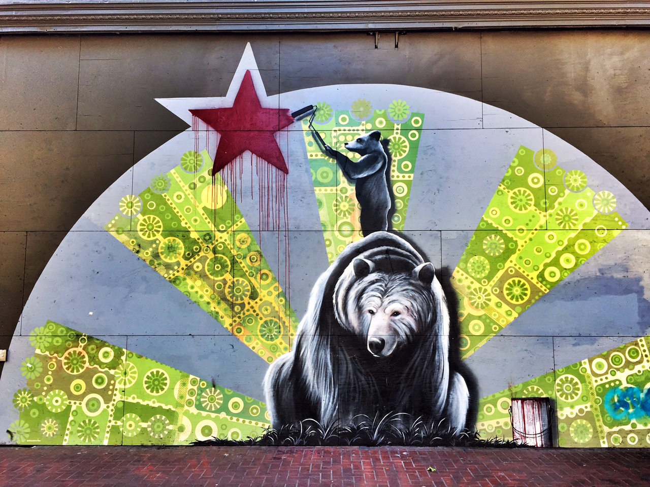 Some cool graffiti I found while walking along market street