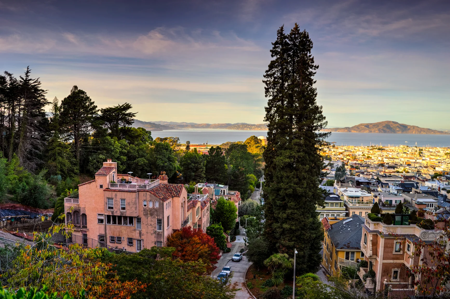 a view that distracted me for a couple of minutes - can you blame me? this was right after I scrambled out of the presidio area!