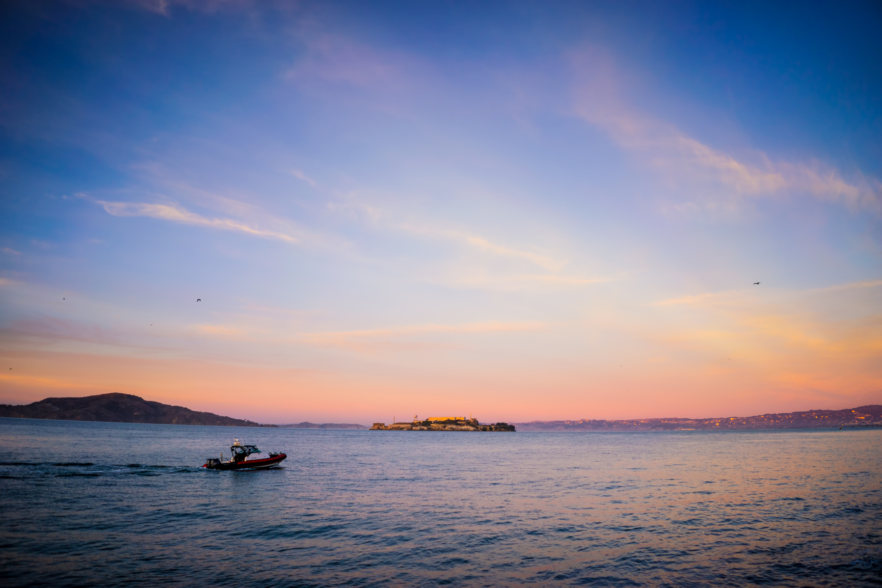 that is alcatraz island in the distance