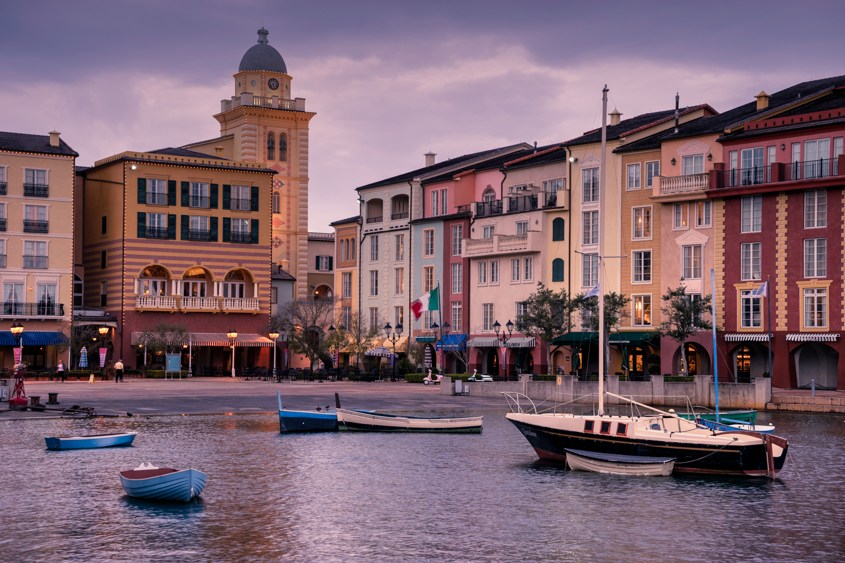 Portofino Bay Resort in Orlando, FL - such a great representation of Italy!