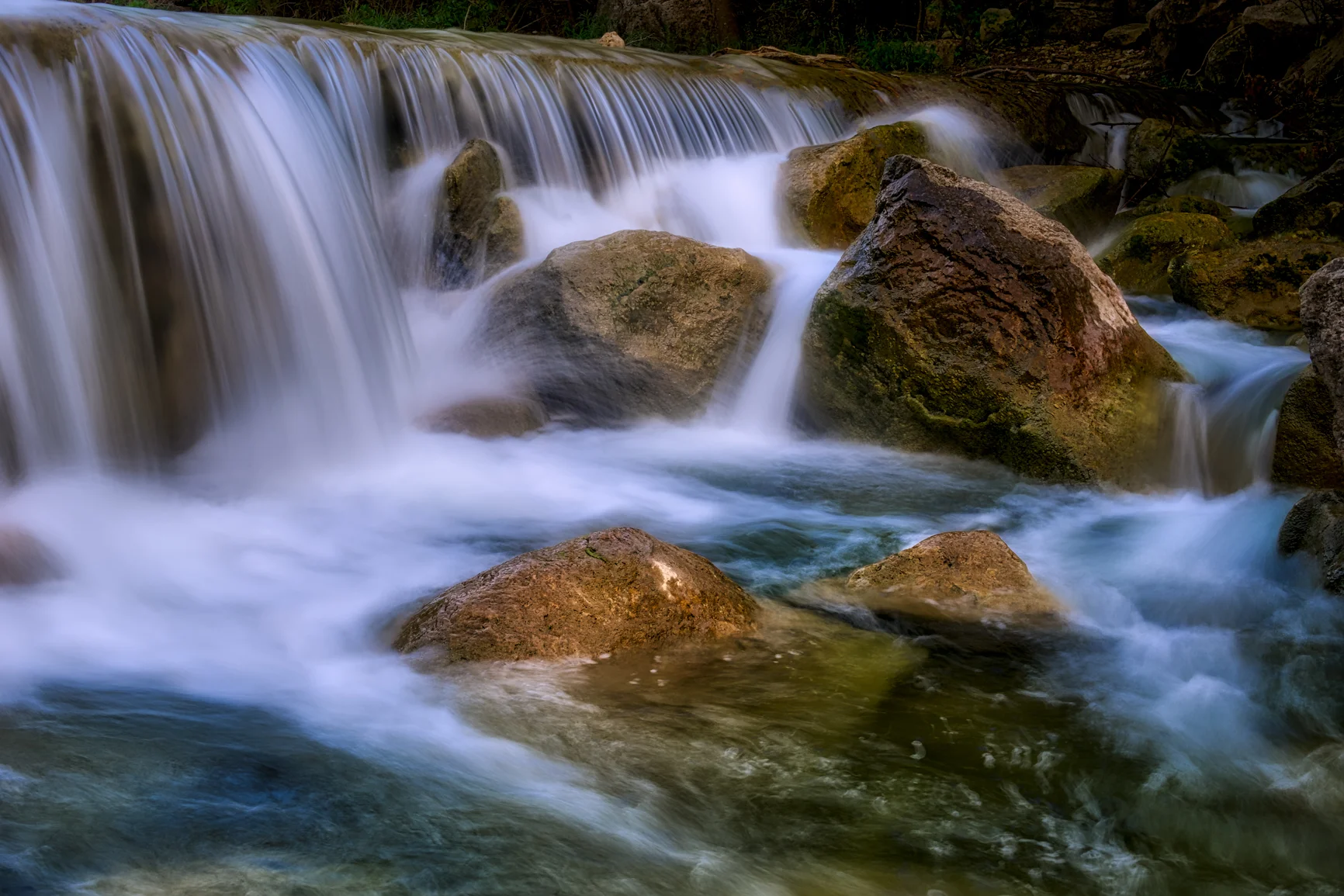 3 exposure HDR, f/22, tripod, ISO 100, 54mm -- BULL CREEK GREENBELT, AUSTIN, TEXAS