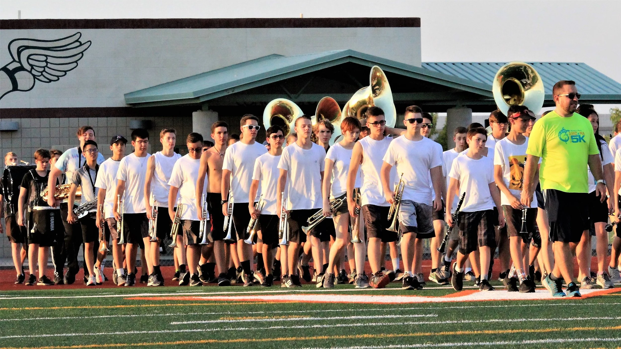 The Coyote Marching Band Starts The Year On A High Note