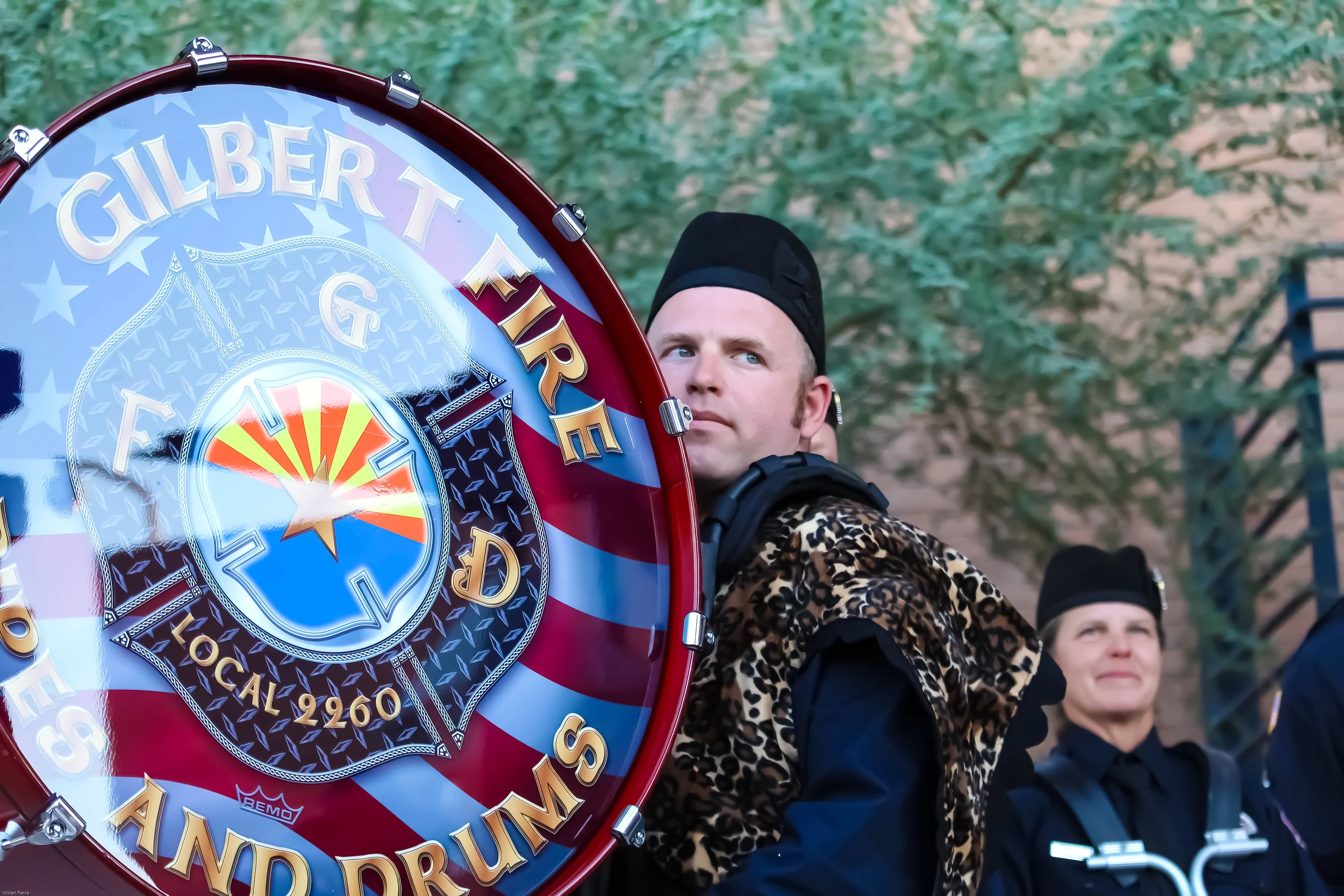 The CVHS Marching Band Pays Tribute in 9/11 Memorial Ceremony 