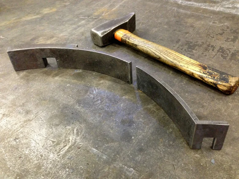 Right after forging