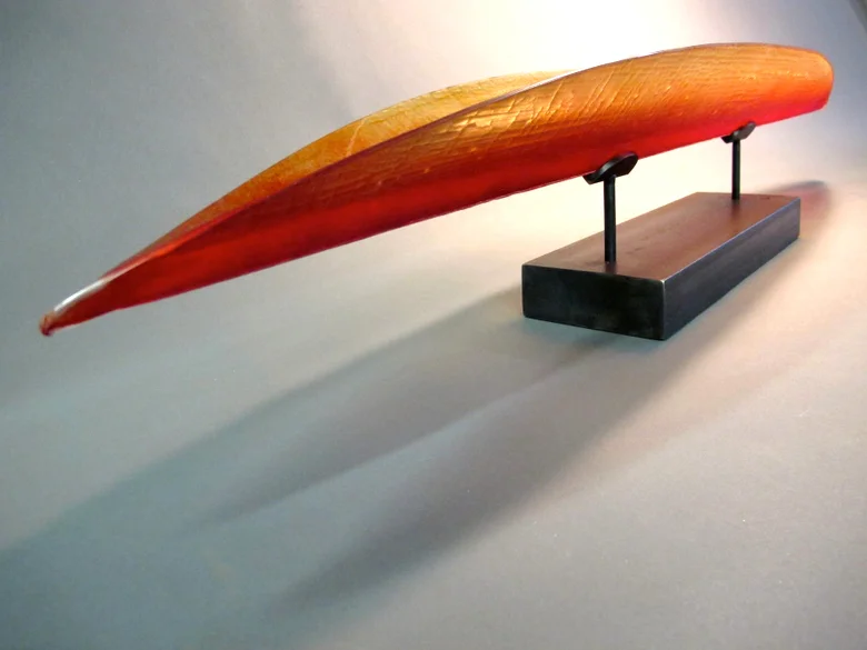 Cast Glass Vessel Sculpture