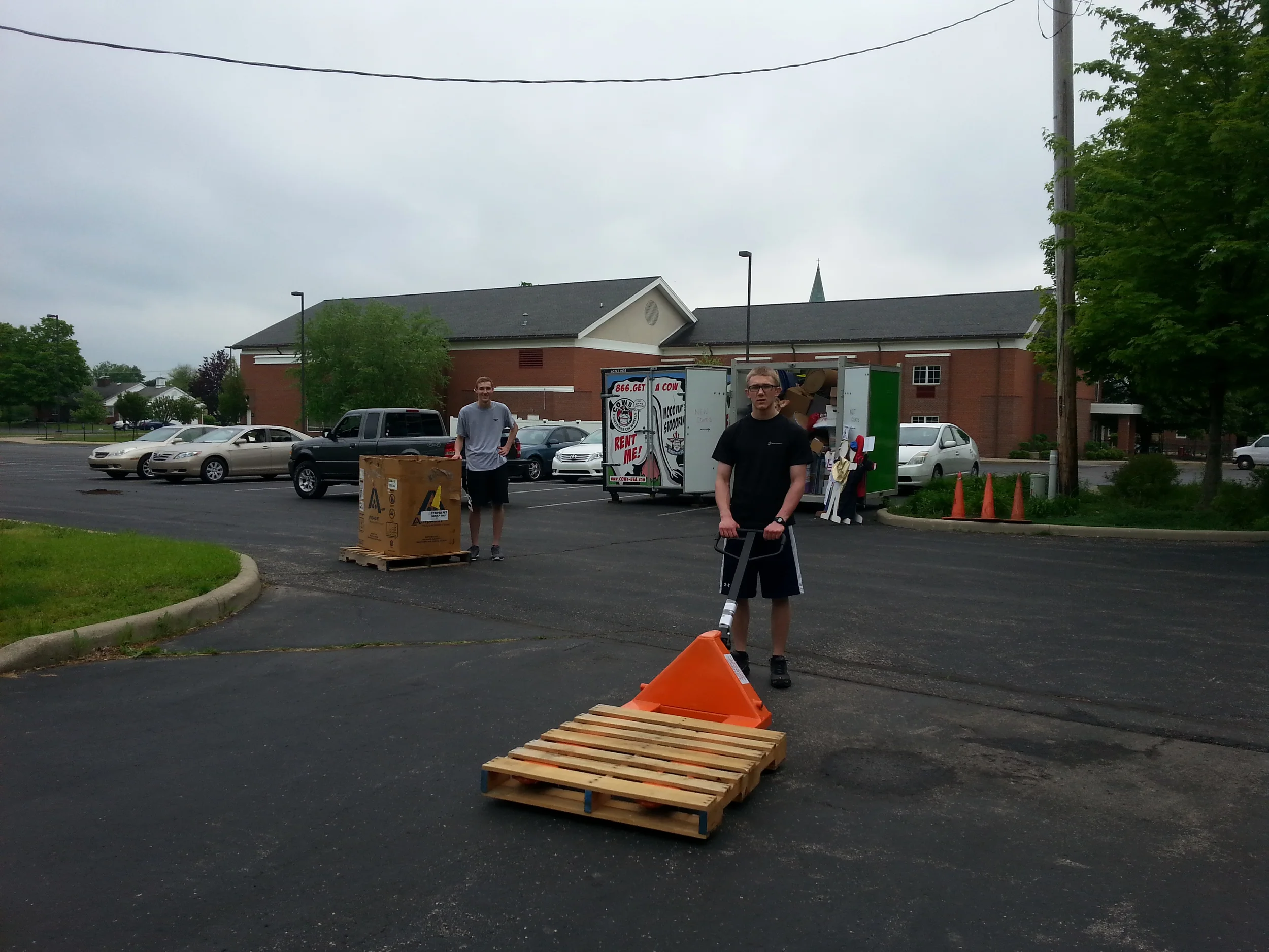 PHASE I: First things first -- Everything in the garage must go out!