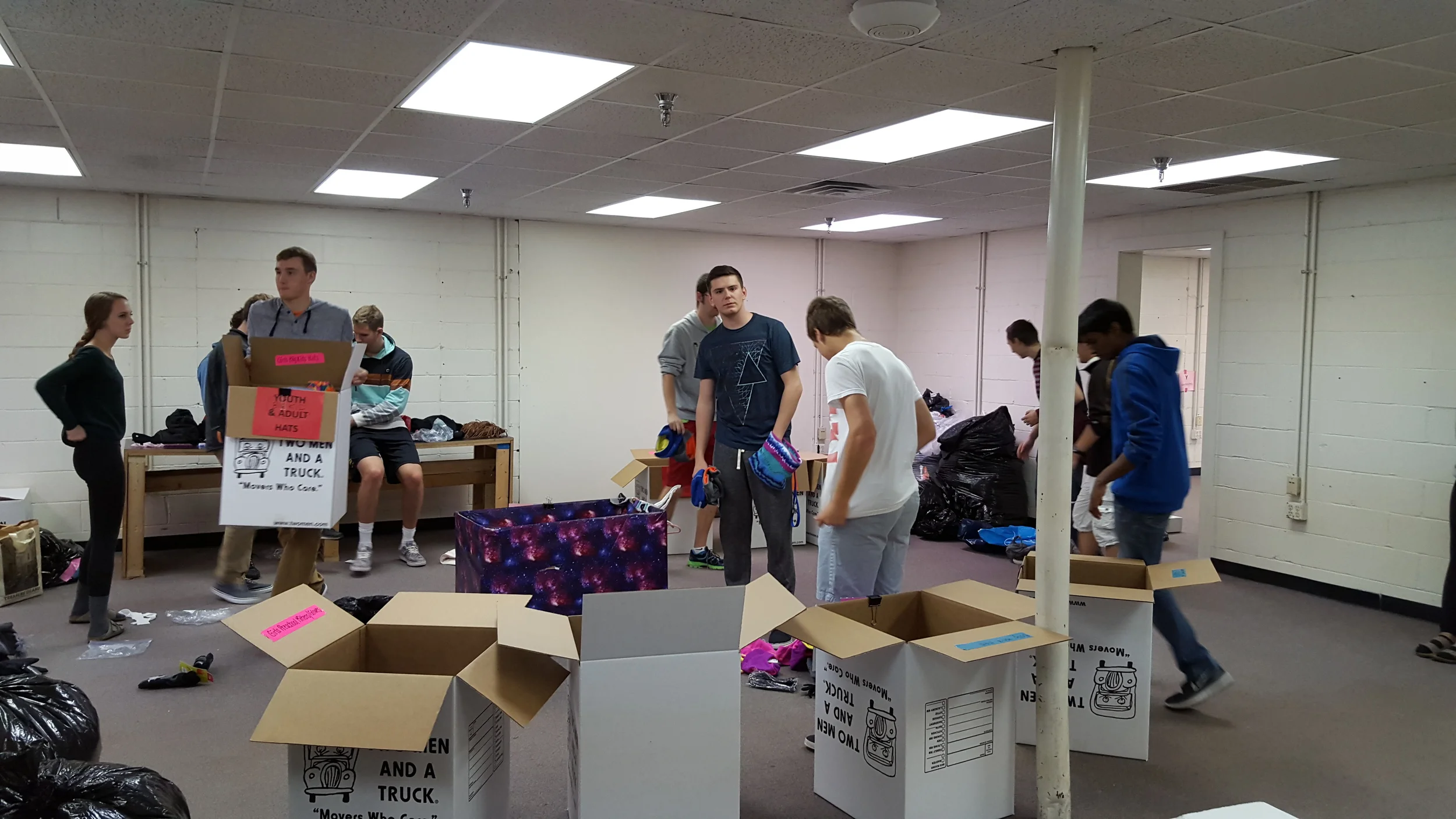 We WISH the warehouse looked this organized! Volunteer dates for Spring Coat Sorts coming soon! Check back March 1