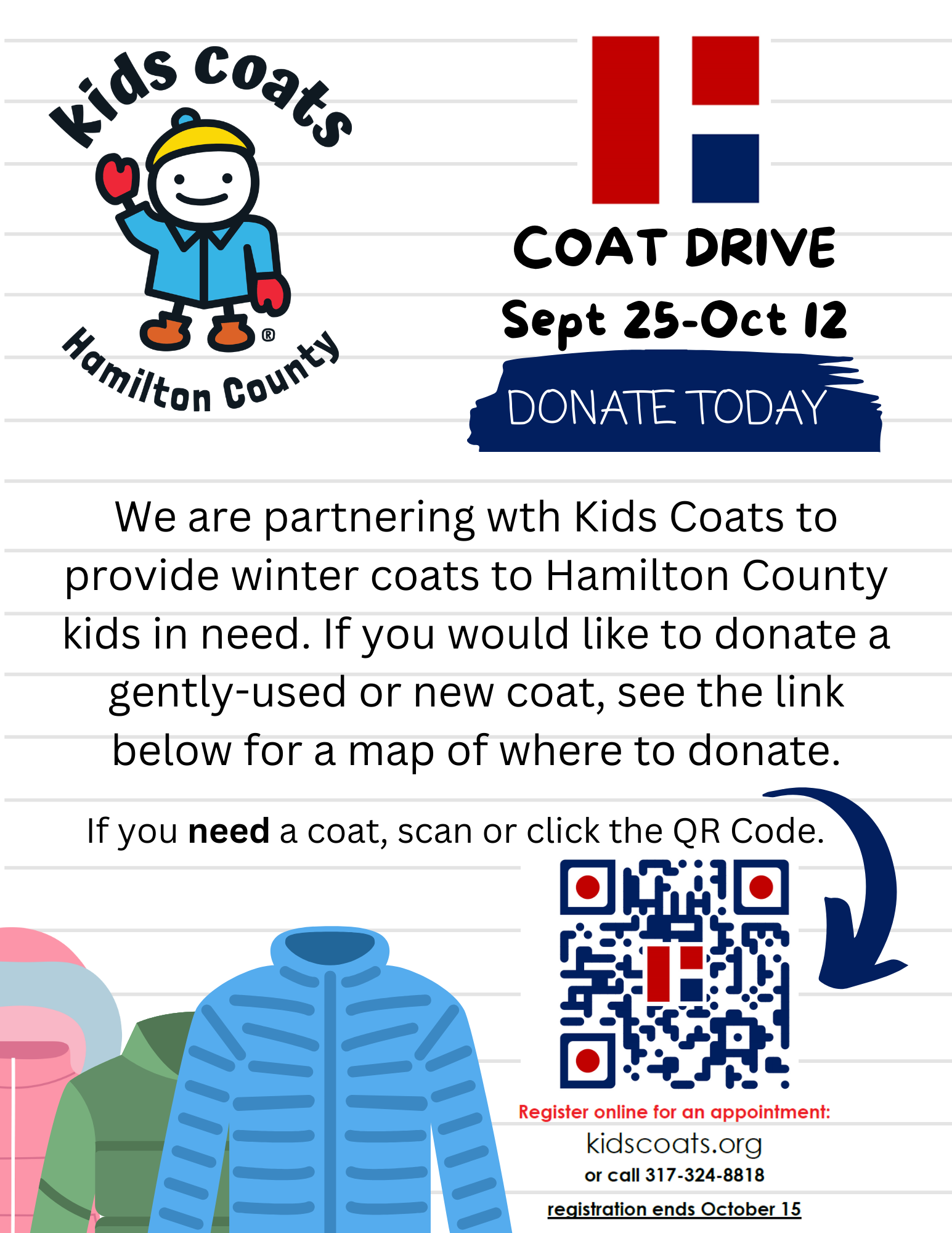Fishers — Hamilton County Kids Coats