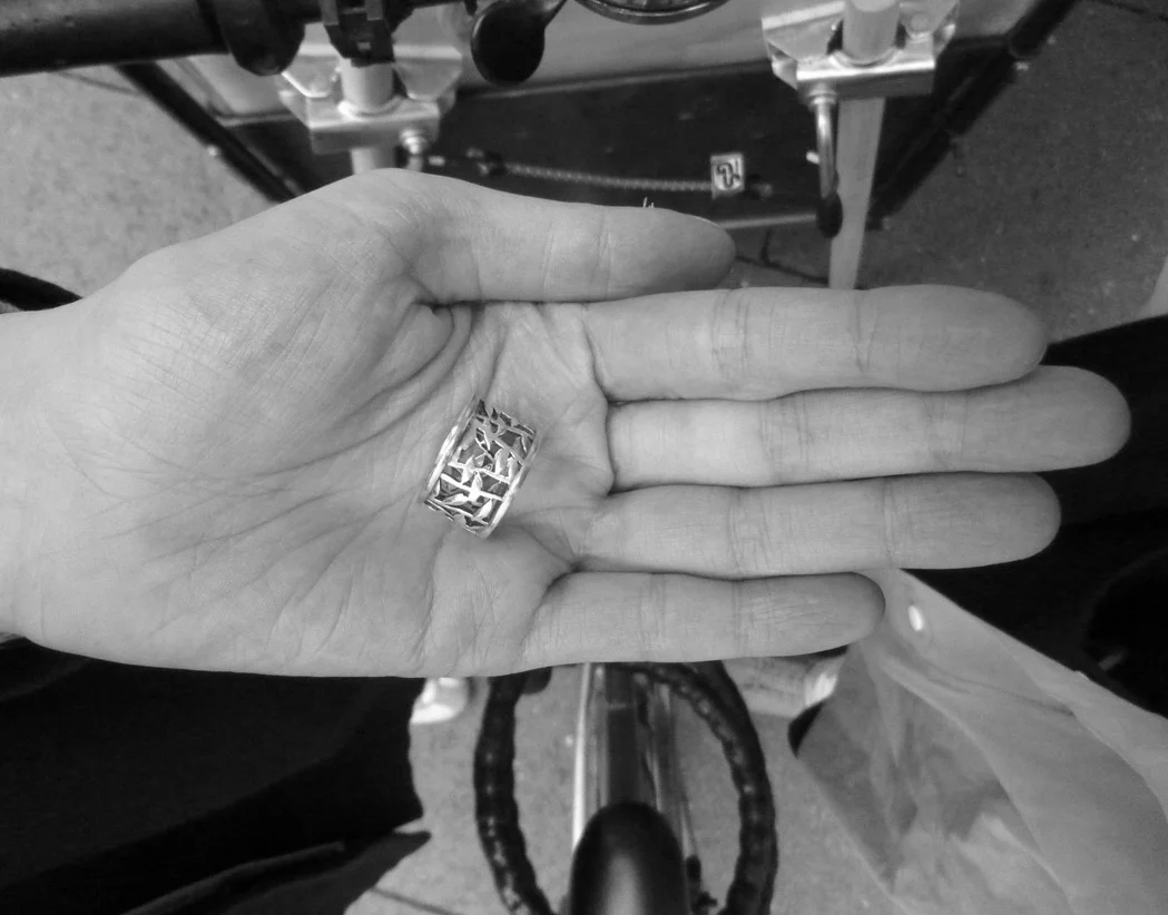  Trine has a great interest in jewellery and she conveys this interest through a blog filled with contemporary jewellery which she finds interesting. When she finds time Trine makes jewellery her self. Her engagement ring is made by Kasia Gasparski. 