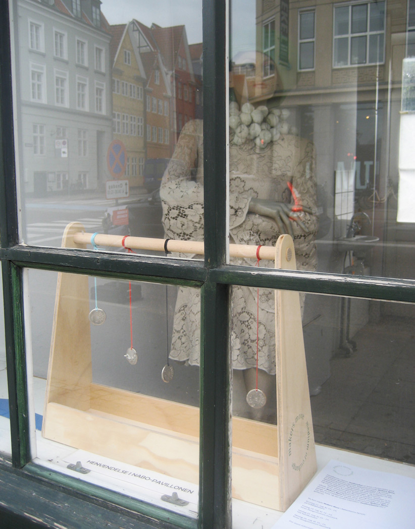  he&nbsp;  Toollerybox&nbsp;  and pendants on display&nbsp; Lisbeth Nordskov , Gothersgade 80, Copenhagen.  The pendants in the&nbsp;  Toollerybox&nbsp;  is made in connection with our project&nbsp;  Makers Move    , a mobile jewellery workshop&nbsp;