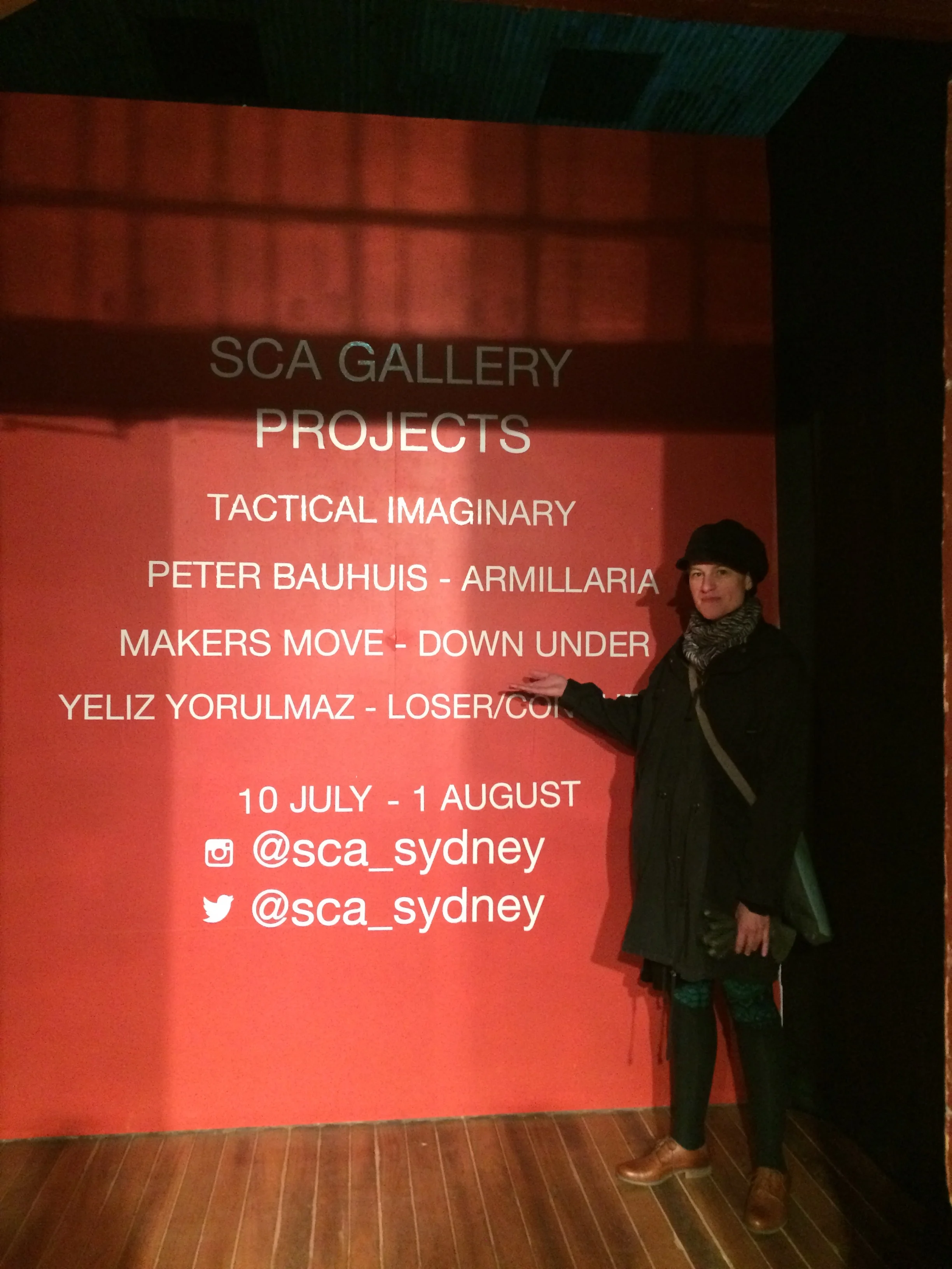  Entrance to the exhibition at SGA Galleries 