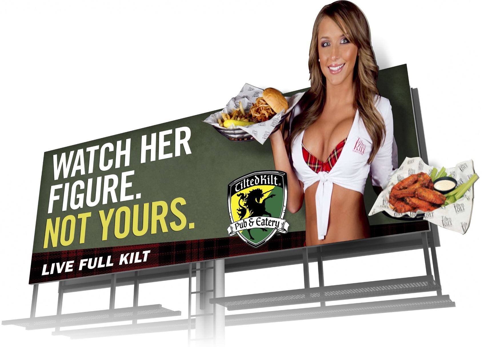 Tilted Kilt - WatchHerFigure