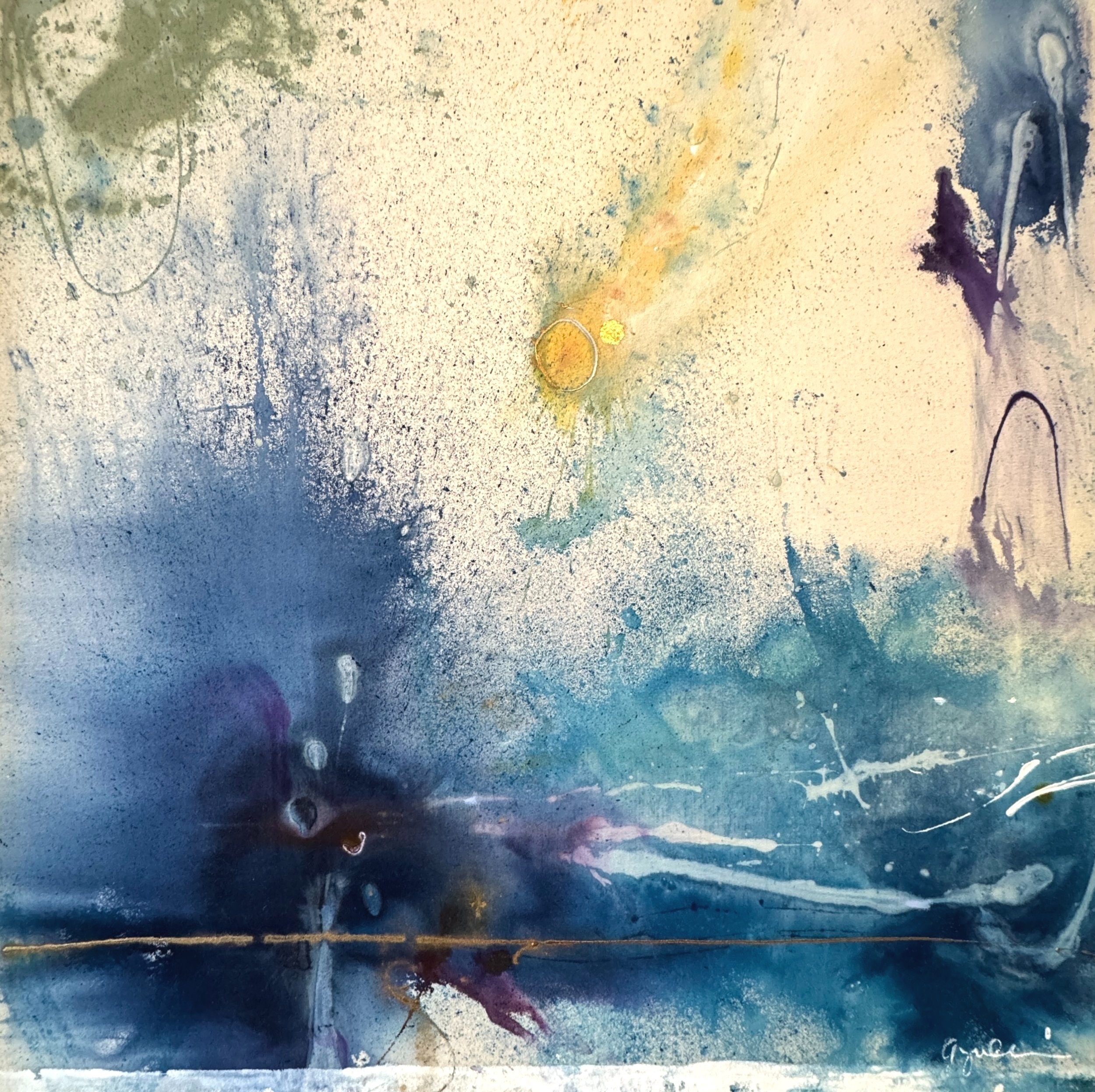 Nocturne 48” x 48” framed $9,000