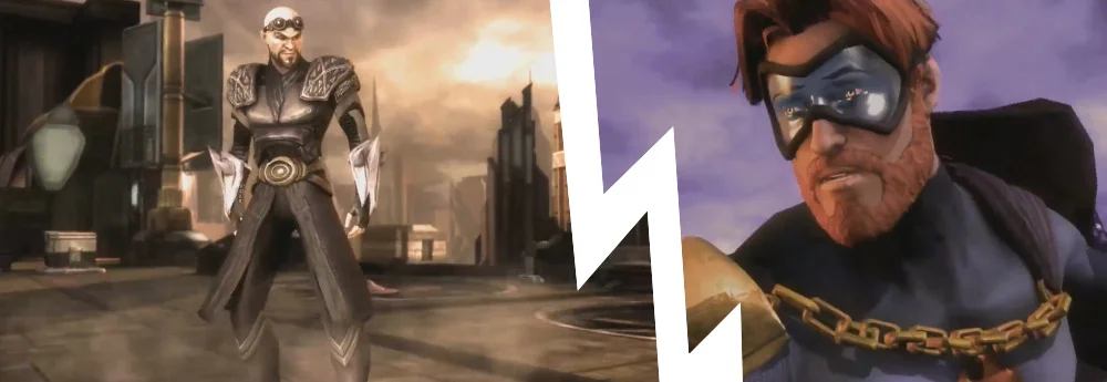 (left) General Zod will be available for download on July 2nd (right) I assume the Flaming C will be released with perhaps a Young Justice skin pack?
