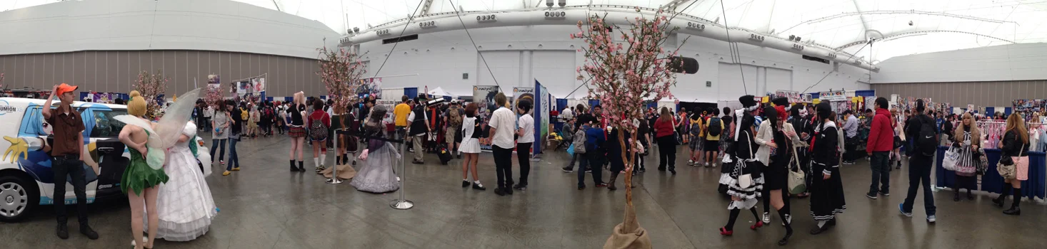 the vendor hall was pretty well utilized. Lots of space and didn't get too jam-packed