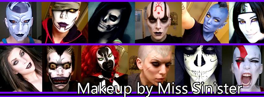 Cosplay make up compilation by Miss Sinister Photo from MIss Sinister cosplay fan page