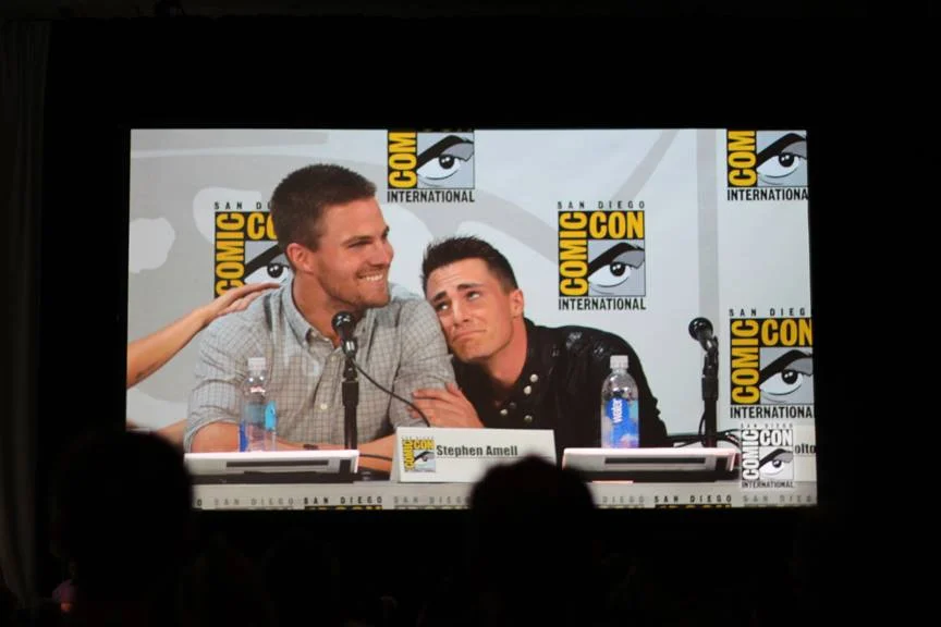 being a huge fan of Arrow I had to make it to the panel... #d'awwwe