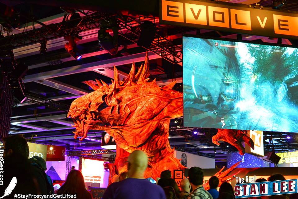 Evolve's booth was a sight to behold