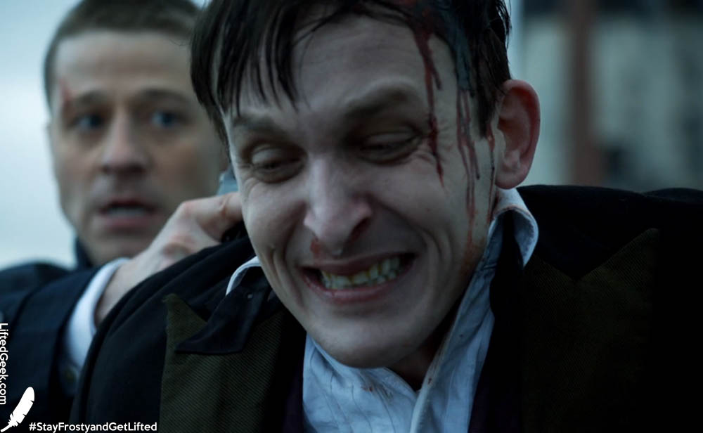 Oswald Cobblepot portrayed by Robin Lord Taylor