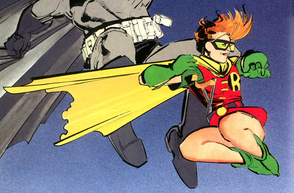 Carrie Kelley... the female Robin from Frank Miller's The Dark Knight Returns