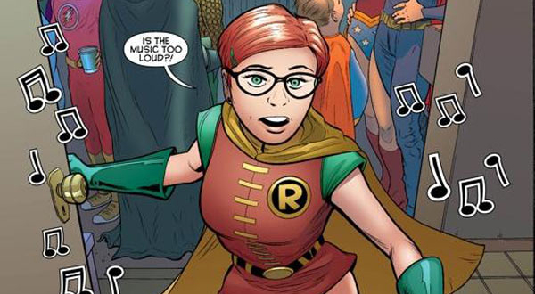 College aged Carrie Kelley in the Earth Prime/New 52 universe