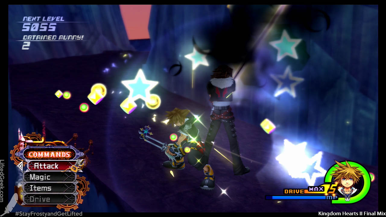 a rare team up with "Leon," or rather Squall Leonhart from Final Fantasy VIII