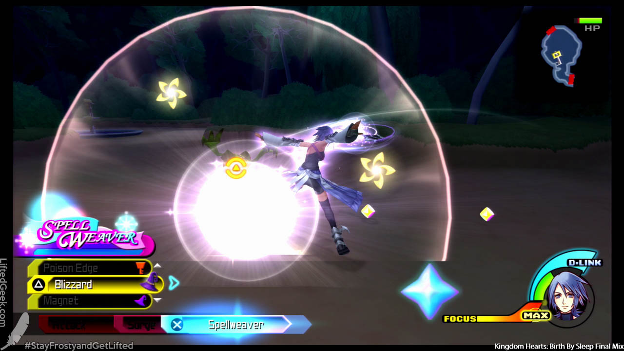 KH gameplay we know and love... just scaled down a tick...