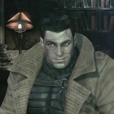 Hush wearing a constructed "Bruce Wayne" face