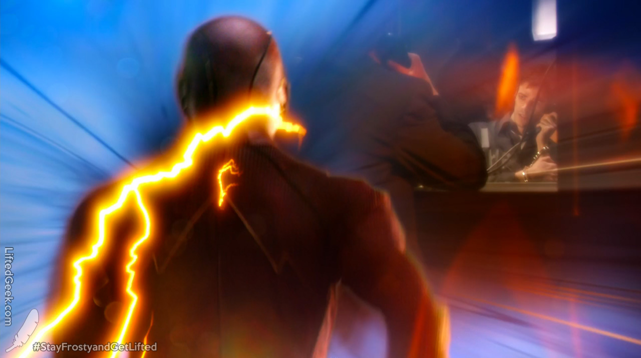 Barry Allen locked up? or maybe it's Jonathan "Johnny Quick" Allen from Earth 3?