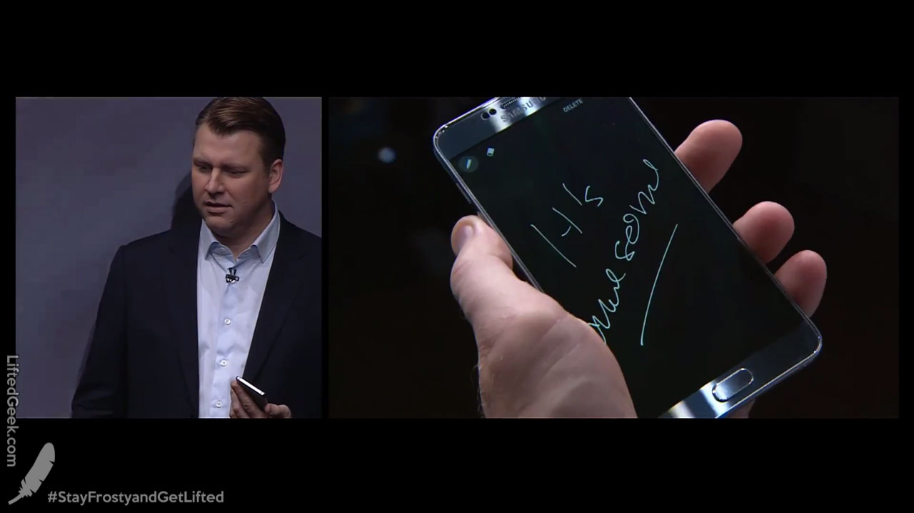 The new S-Pen... it is awesome!