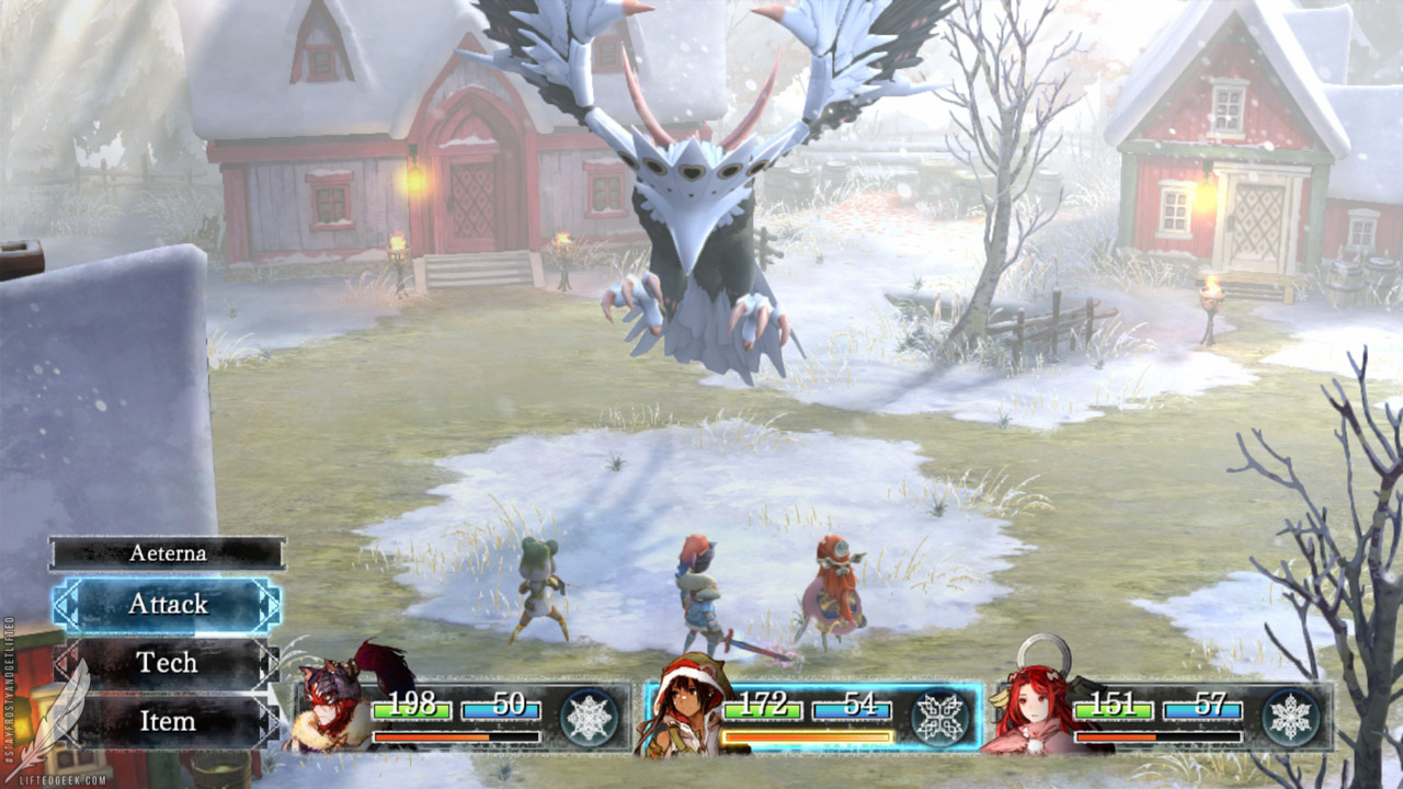 combat in I Am Setsuna is refreshingly retro
