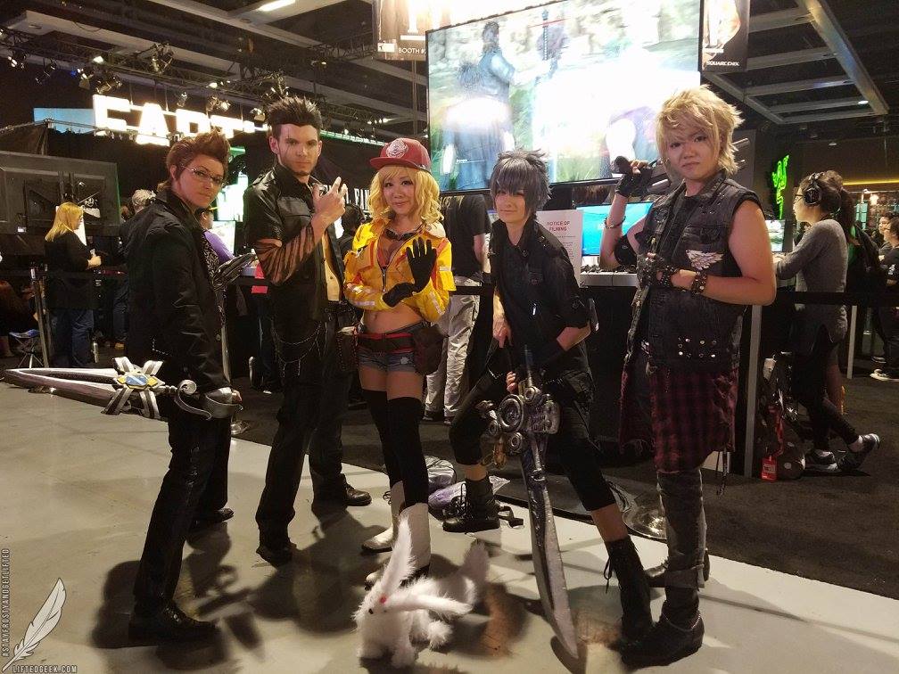 official FFXV cosplayers featuring the lovely Vivid Vision as Cidney