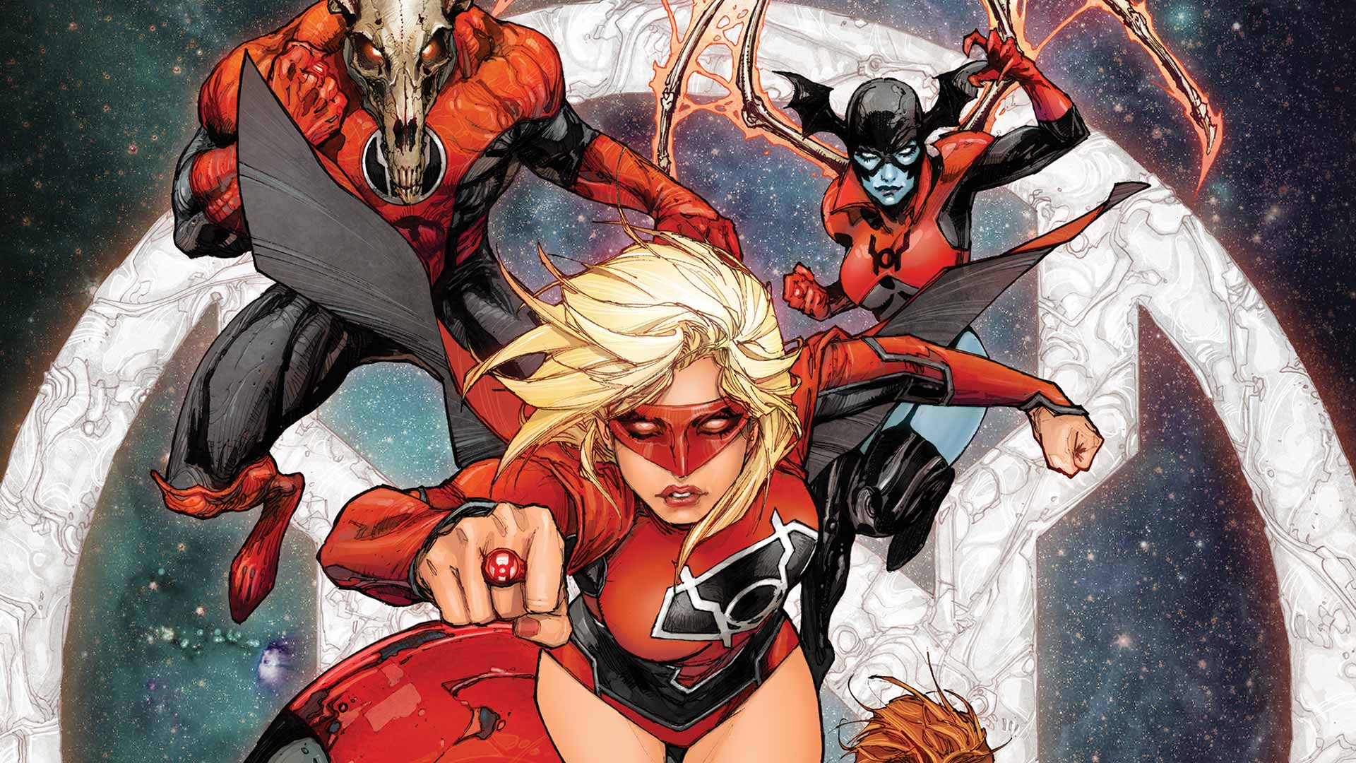 сине красный фонарь